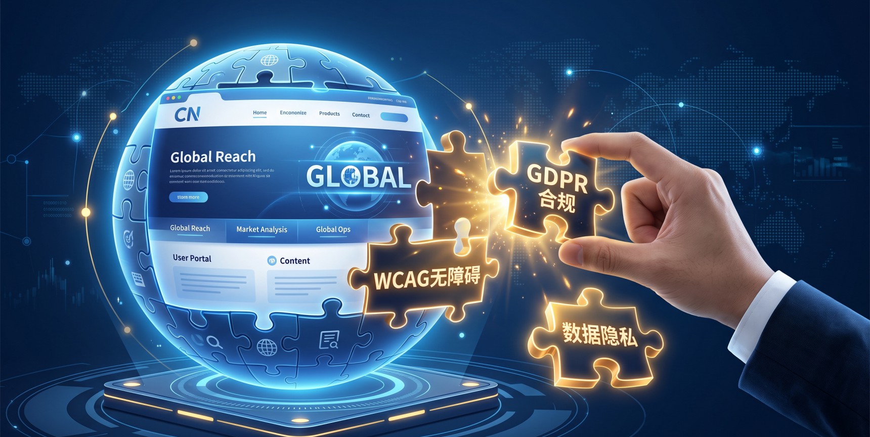 中国企业出海的“隐形地雷”：如何建构符合GDPR与WCAG无障碍标准的全球化出海官网？
